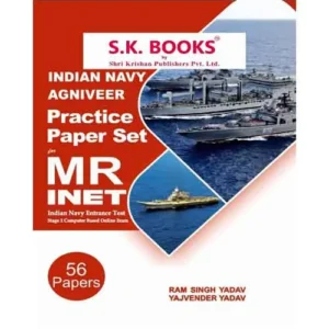 SK Books Indian Navy Agniveer MR INET 2024-2025 CBT Stage 1 Exam Practice Book 56 Papers English Medium By Ram Singh Yadav